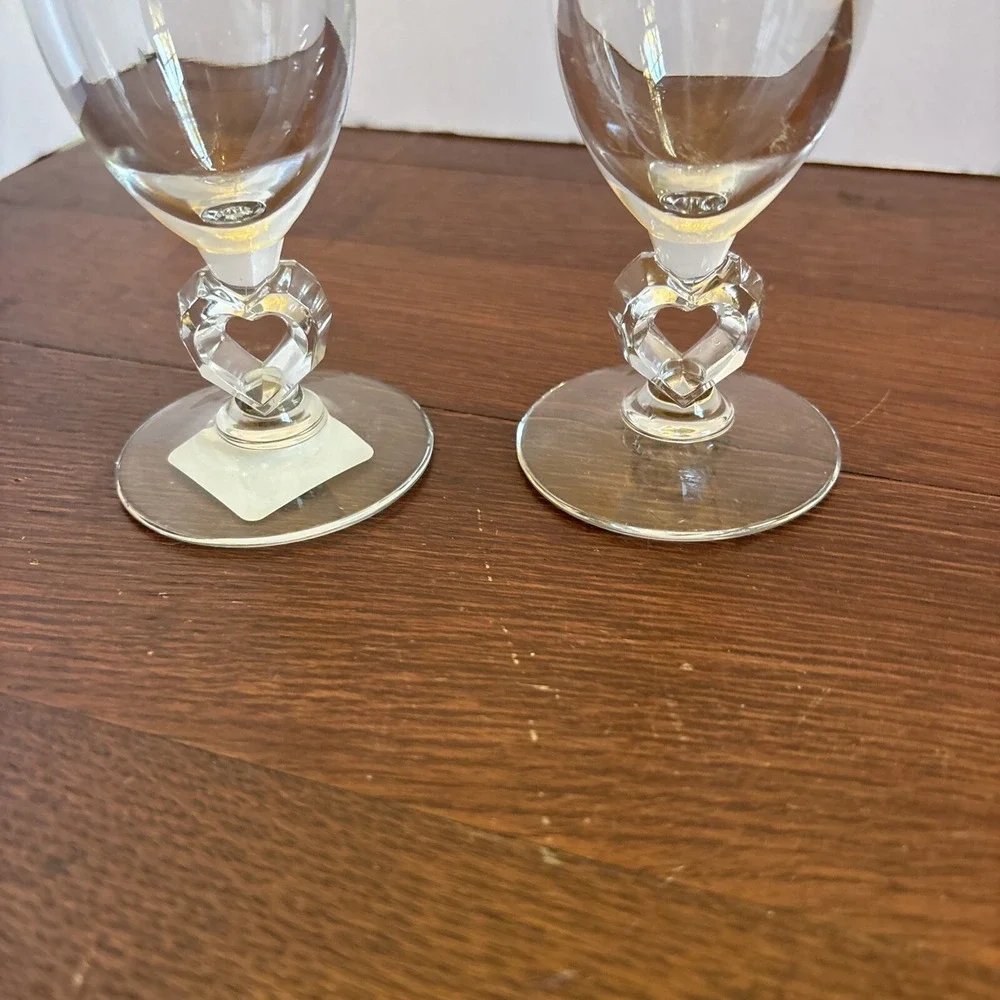 Libbey Glass Romance Champagne Flutes 9